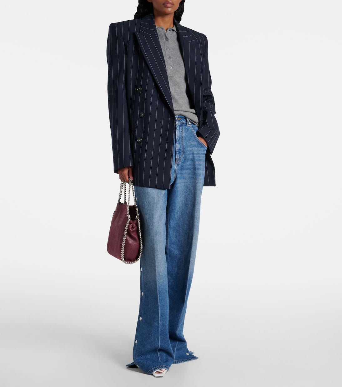 Stella McCartney - Cashmere and wool polo sweater