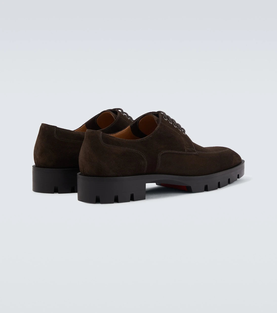 Christian Louboutin - Davisol Lion suede Derby shoes