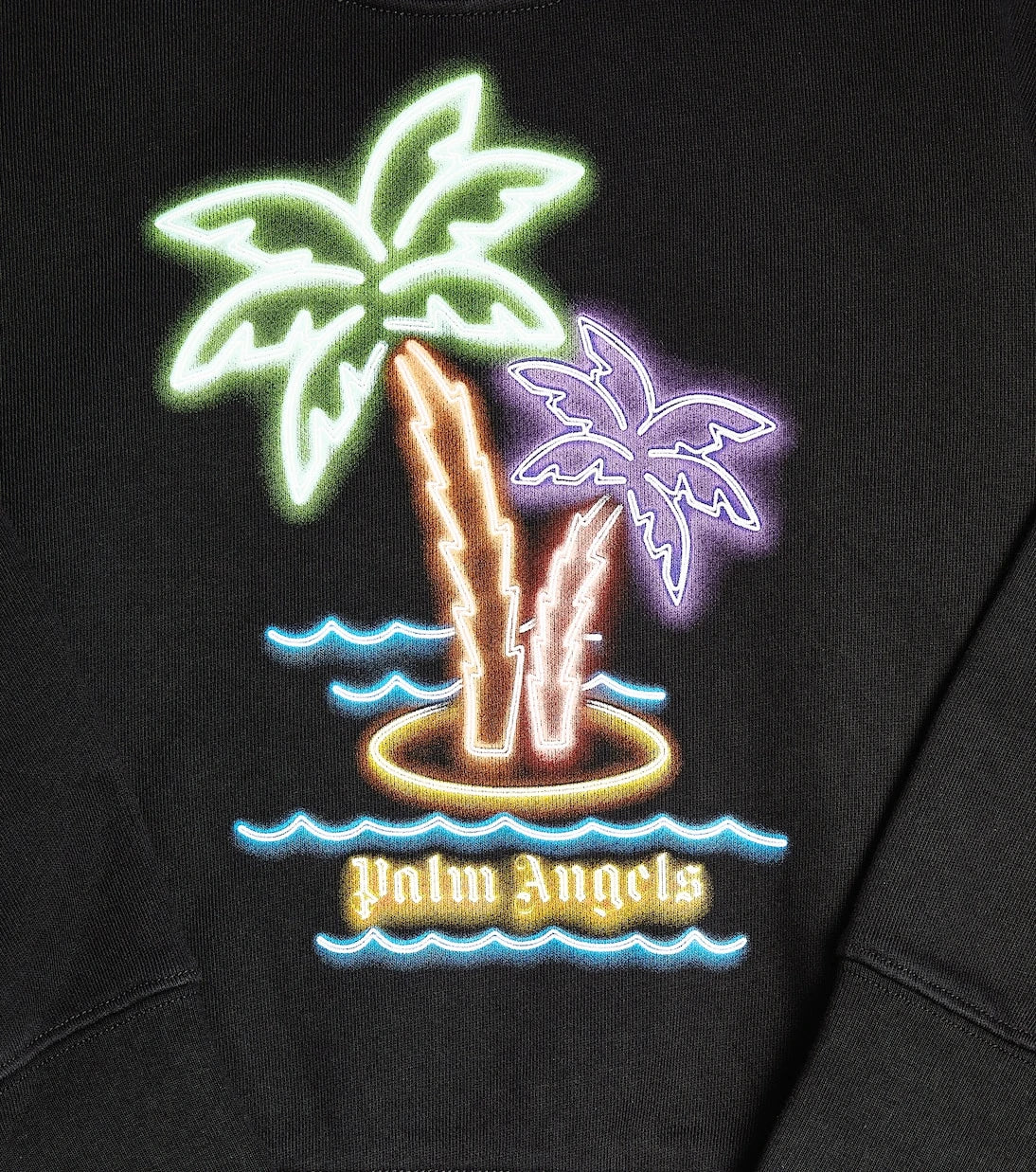 Palm Angels Kids - Printed cotton jersey sweatshirt