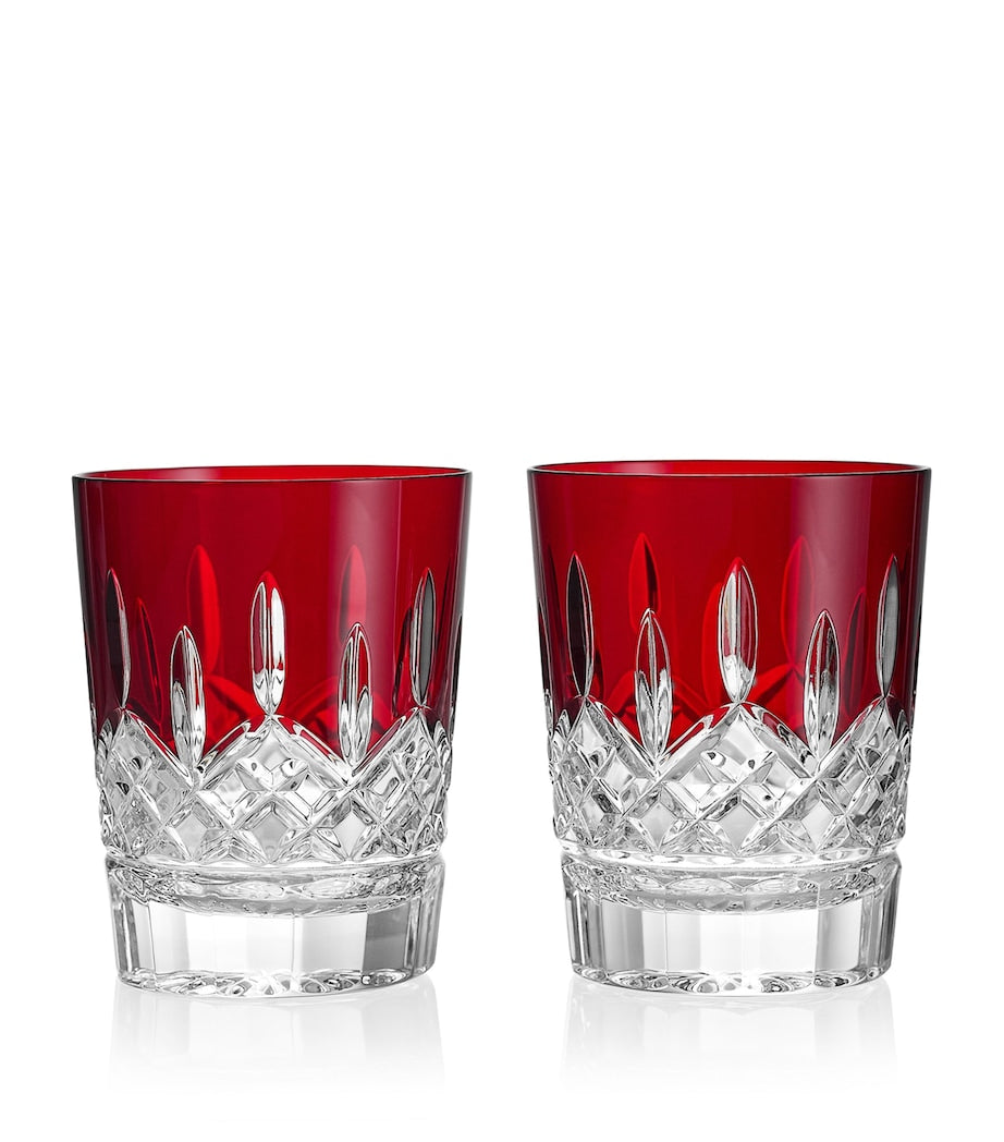 Set of 2 Crystal Lismore Tumblers (375ml)