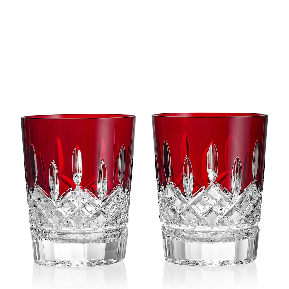Set of 2 Crystal Lismore Tumblers (375ml)