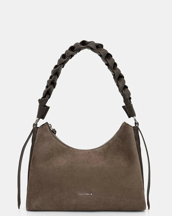Coccinelle Kadın Süet Hobo Çanta BOHEME SUEDE BIMATERIAL