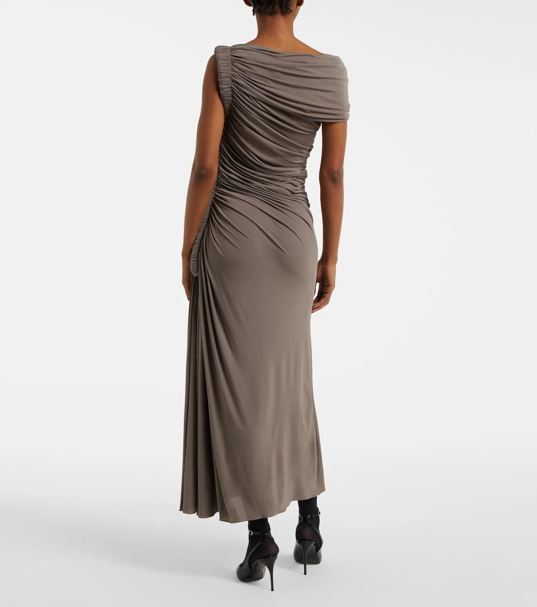 Alaïa - Asymmetric midi dress