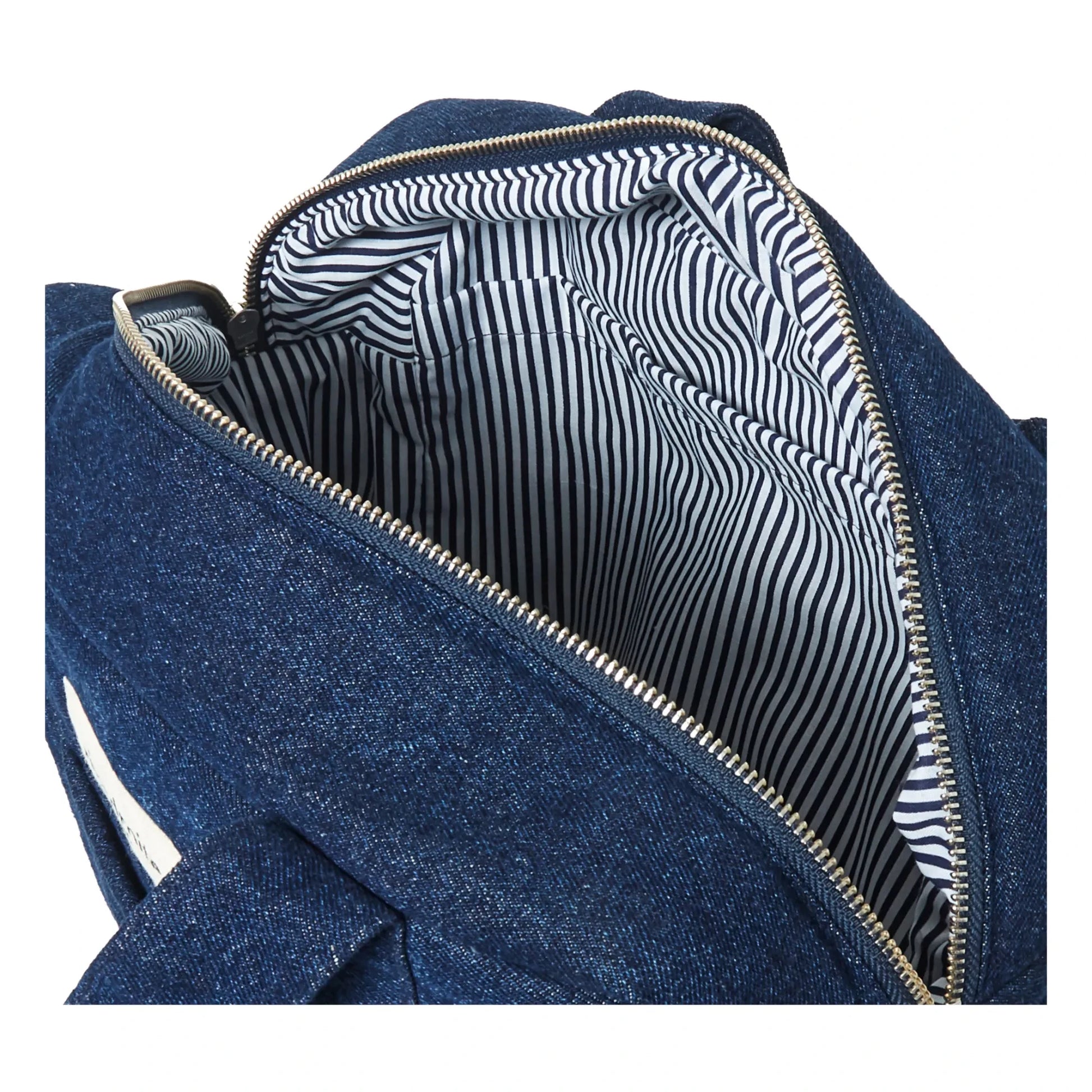 rivedroite - Mini Darcy Upcycled Denim Changing Bag | Denim brut