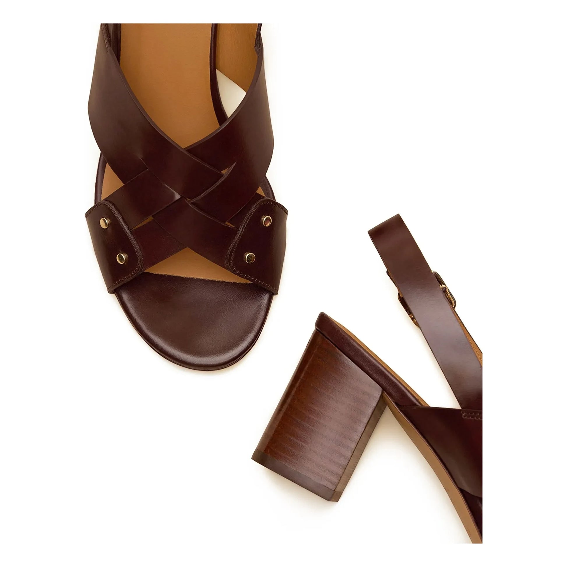 Rivecour - Sandals n°688 Leather | Ebony