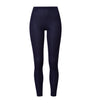 Navy Woolen Silk Leggings