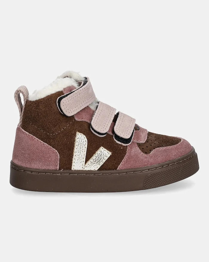 Veja Small V-10 Mid Winter Çocuk Süet Kışlık Ayakkabılar