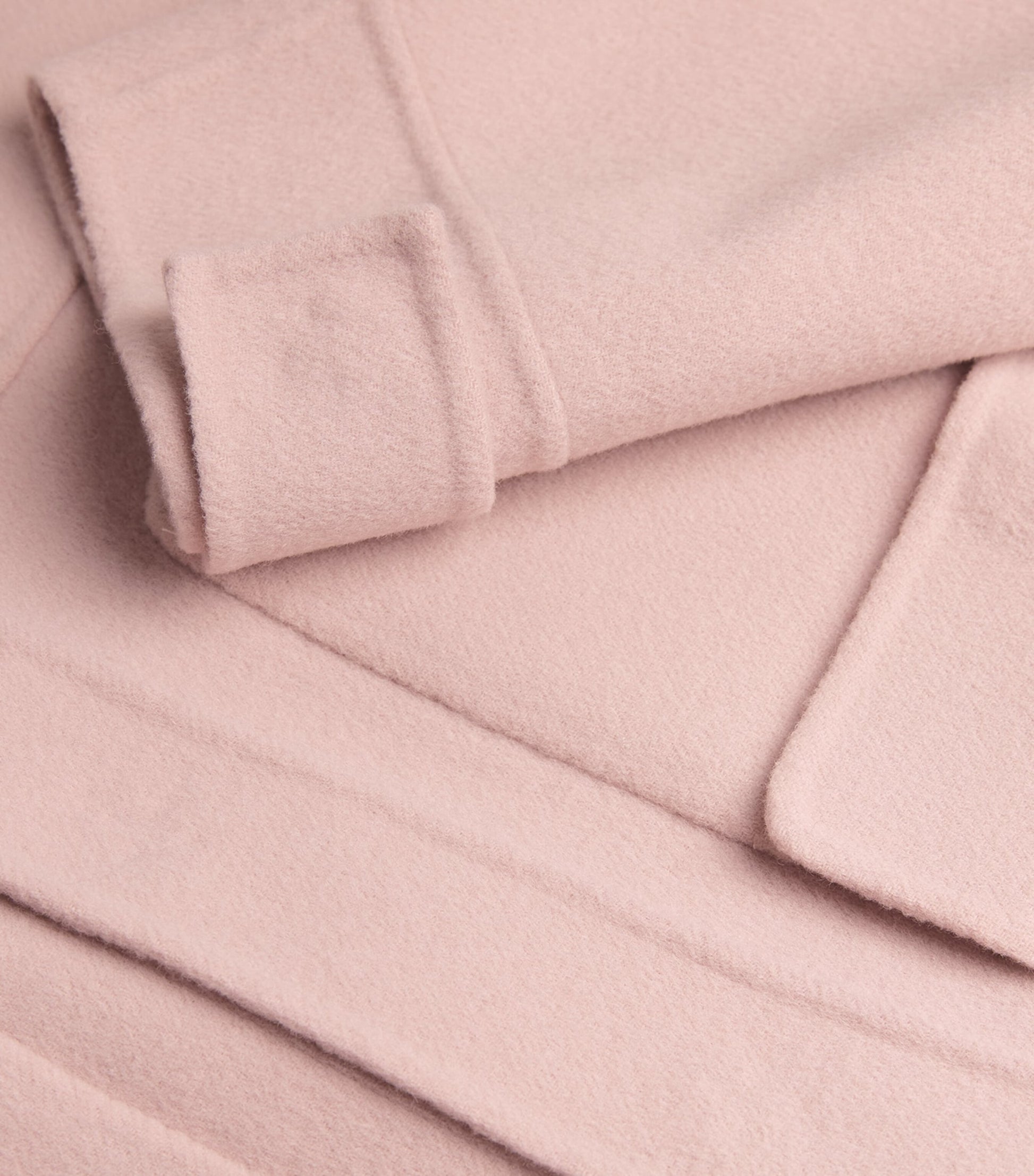 Weekend Max Mara Pink Wool-Blend Hooded Jacket