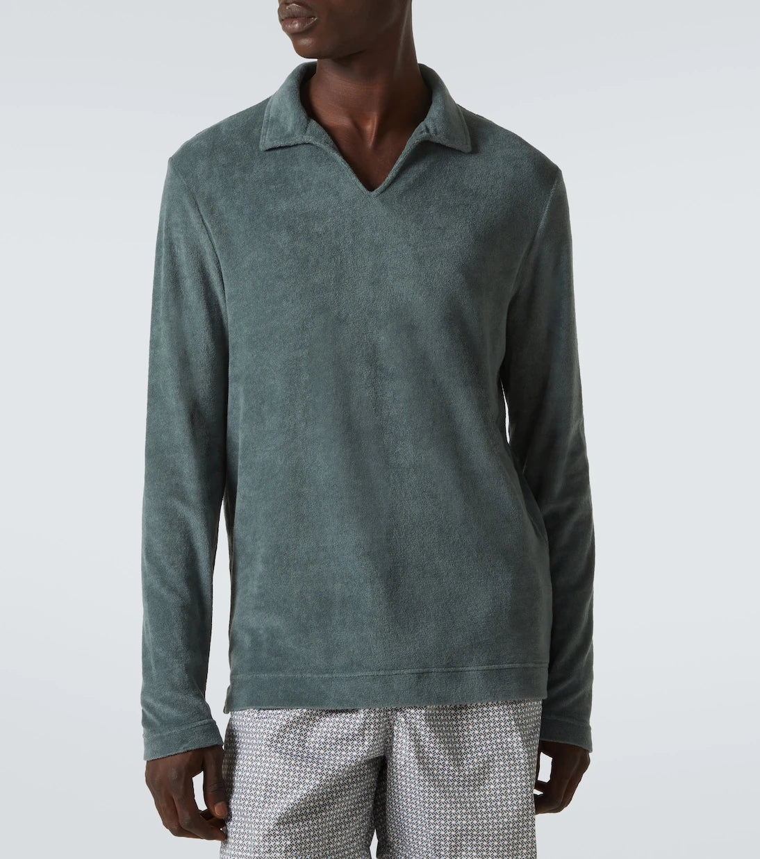 Fedeli - Peter cotton terry polo shirt