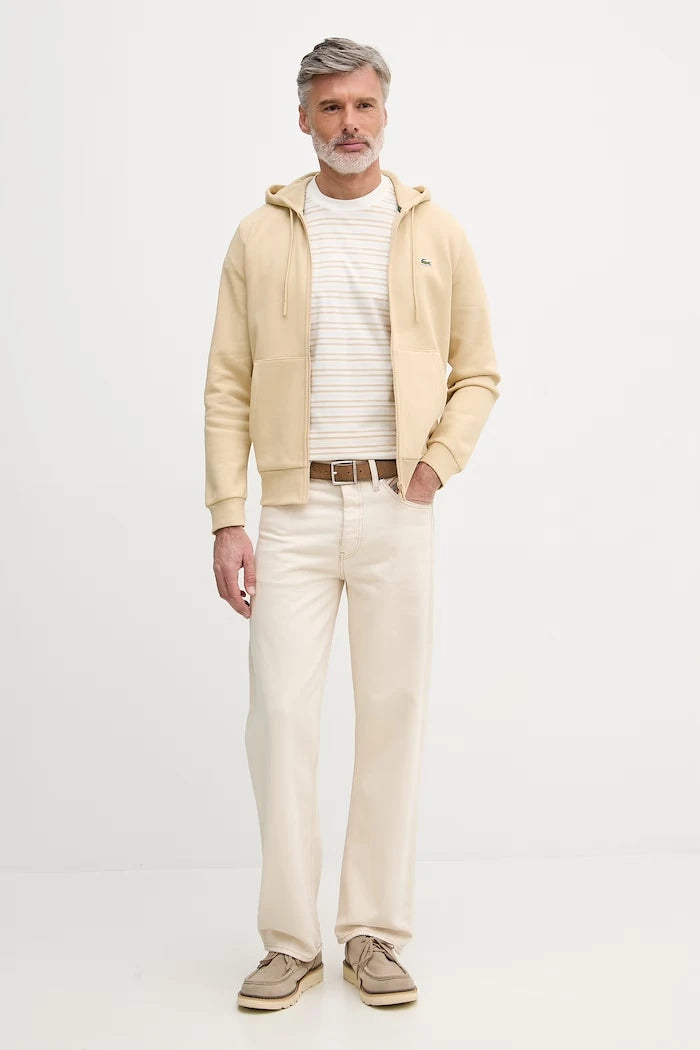 Lacoste суичър с качулка мъжки с памук