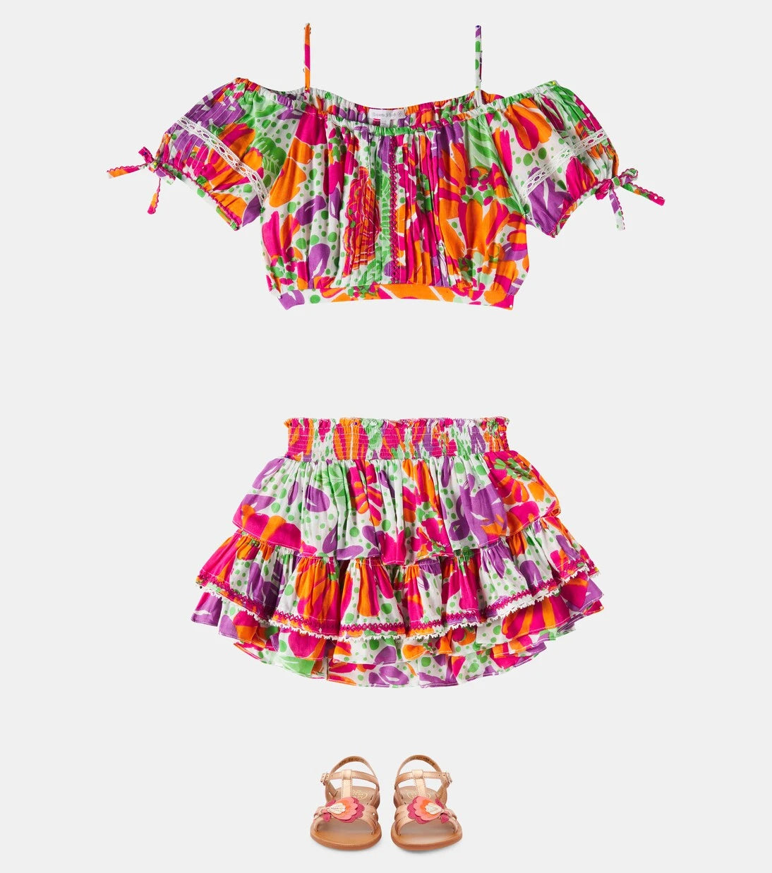Poupette St Barth Kids - Bonny gathered top