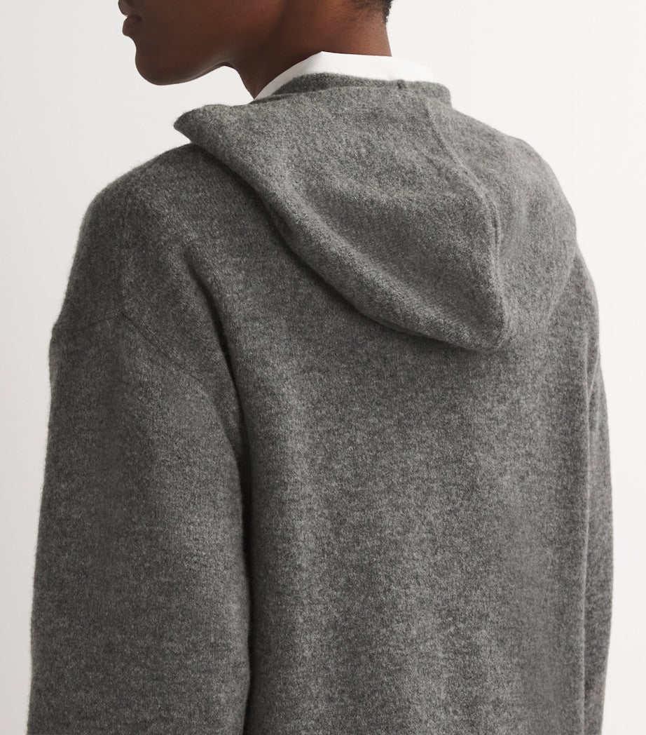 Merino Wool-Blend Hoodie