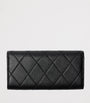 Black Leather Quilted Wallet