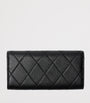 Black Leather Quilted Wallet