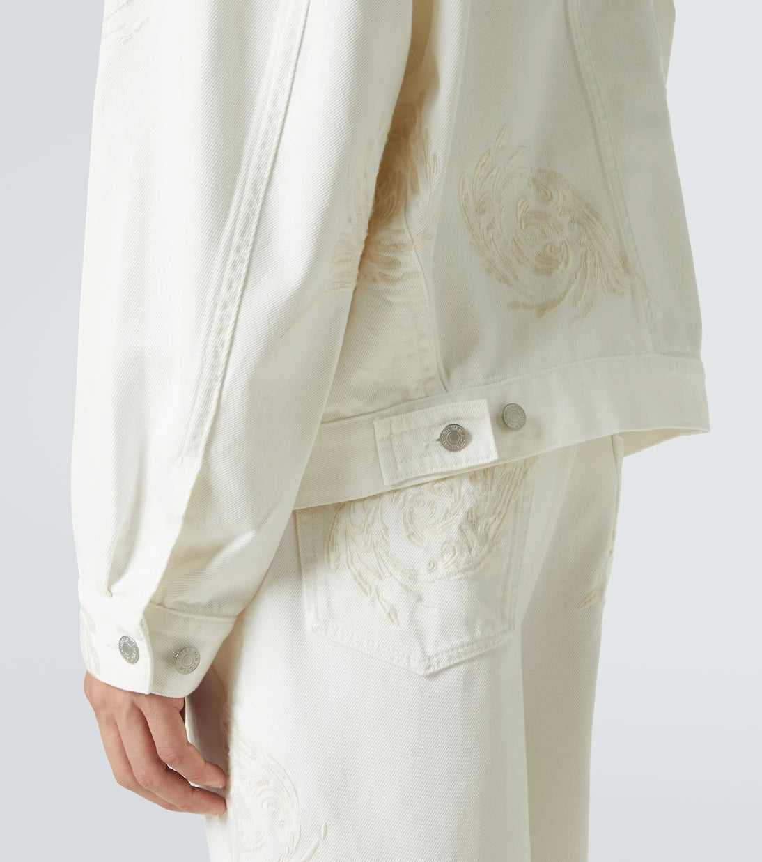 Dries Van Noten - Embroidered denim jacket
