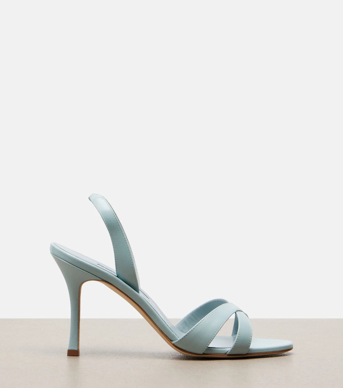 Manolo Blahnik - Callasli leather slingback sandals