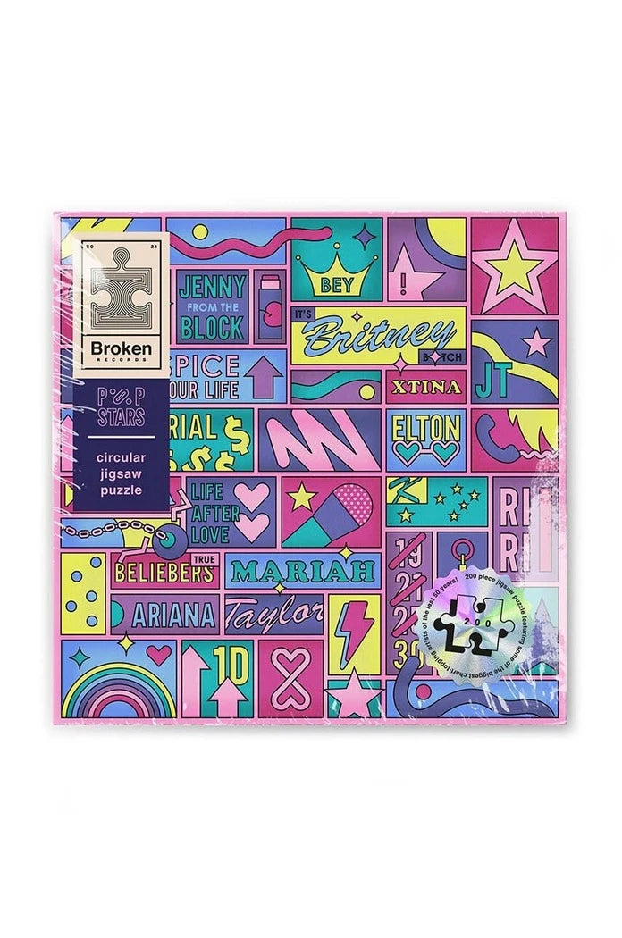 Пъзел Luckies of London Broken Records 200 elementów