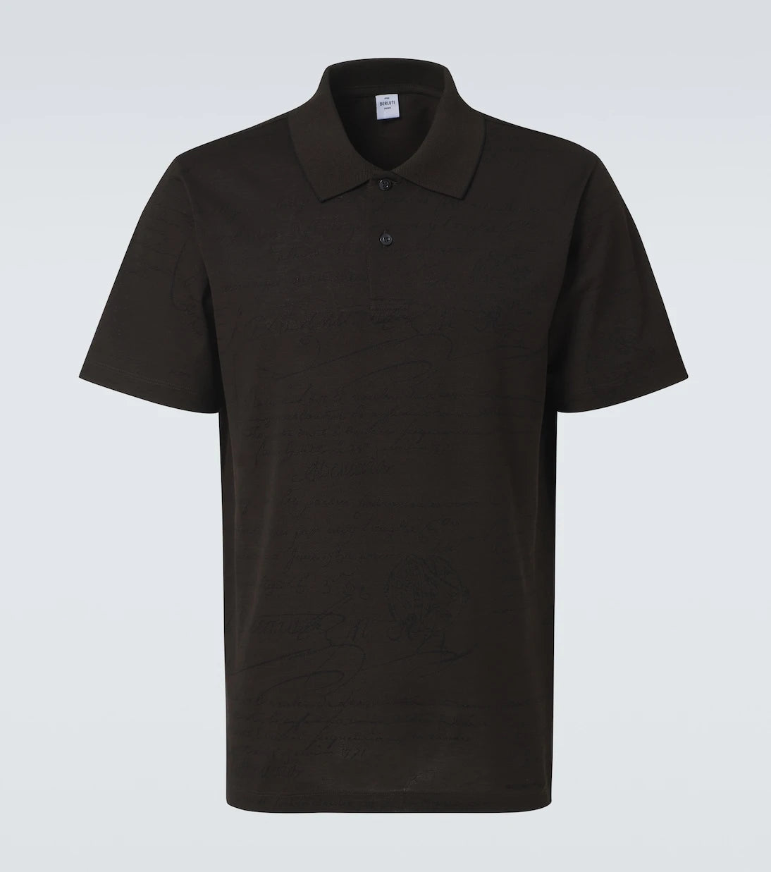Berluti - Scritto cotton piqué polo shirt