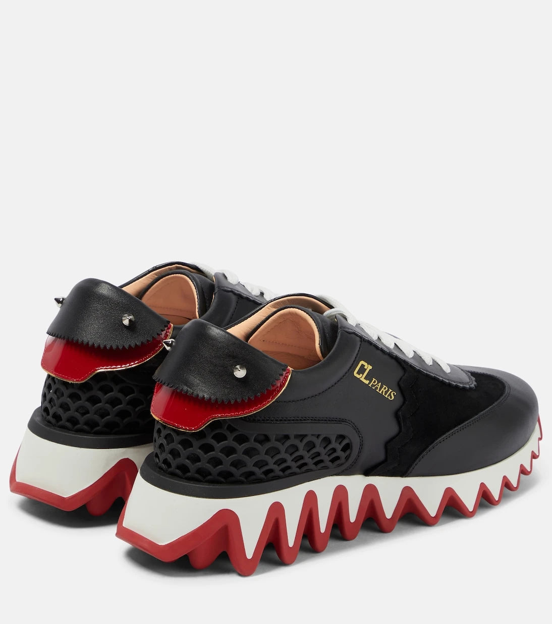Christian Louboutin - Loubishark leather sneakers