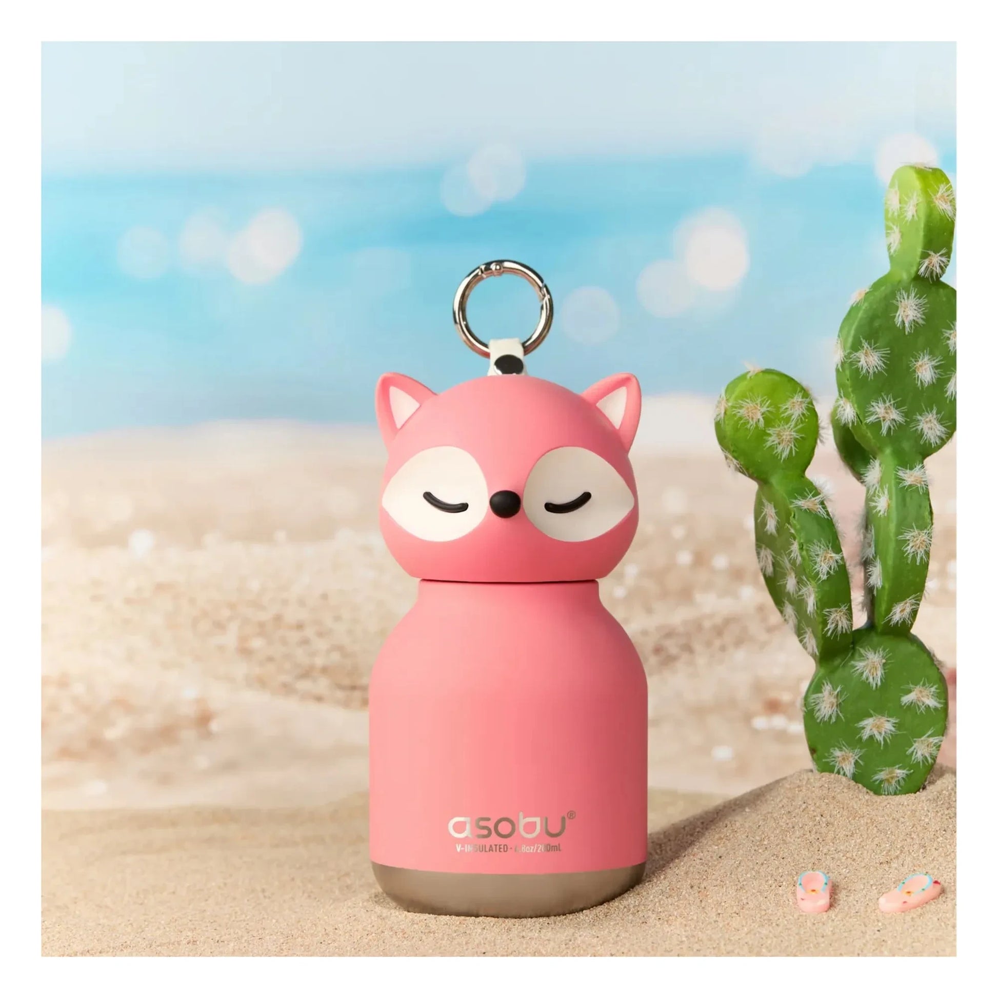 Asobu - Renard stainless steel mini flask | Pink