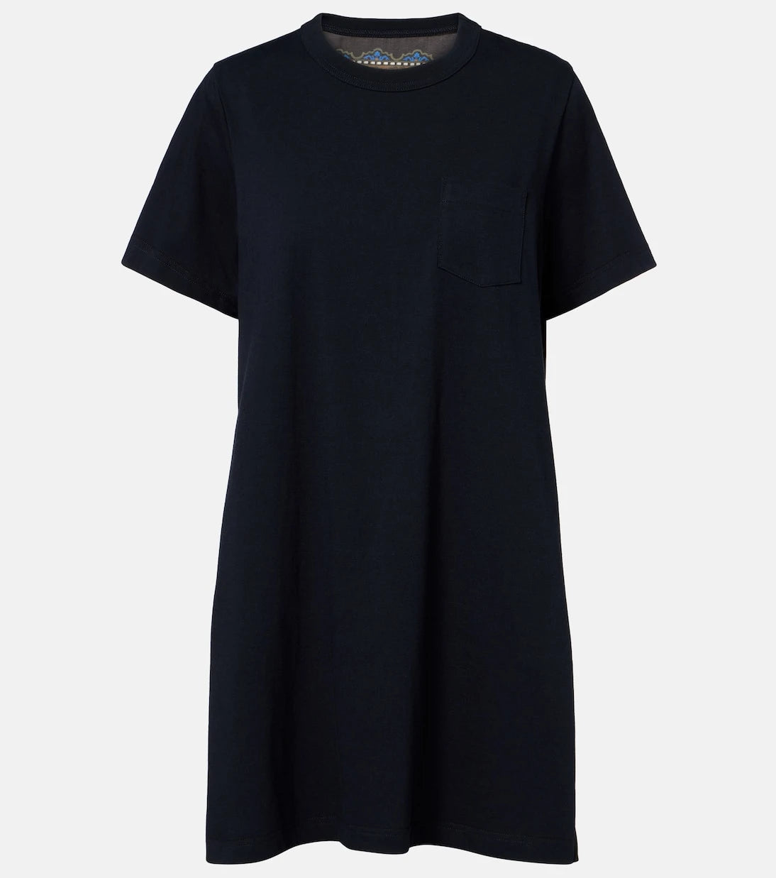 Sacai - Paisley paneled minidress