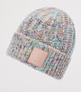 LOEWE Multi Wool-Cashmere-Blend Logo Beanie