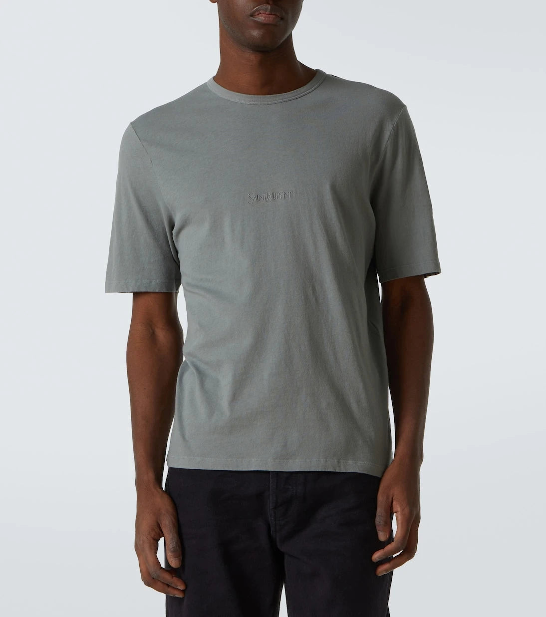 Saint Laurent - Logo cotton jersey T-shirt