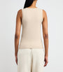 Beige Knitted Tank Top