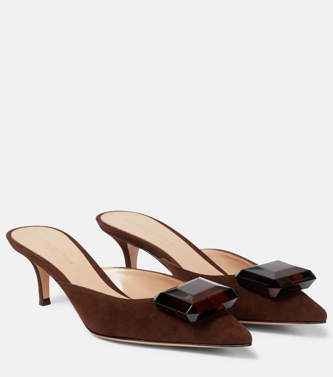 Gianvito Rossi - Jaipur suede mules