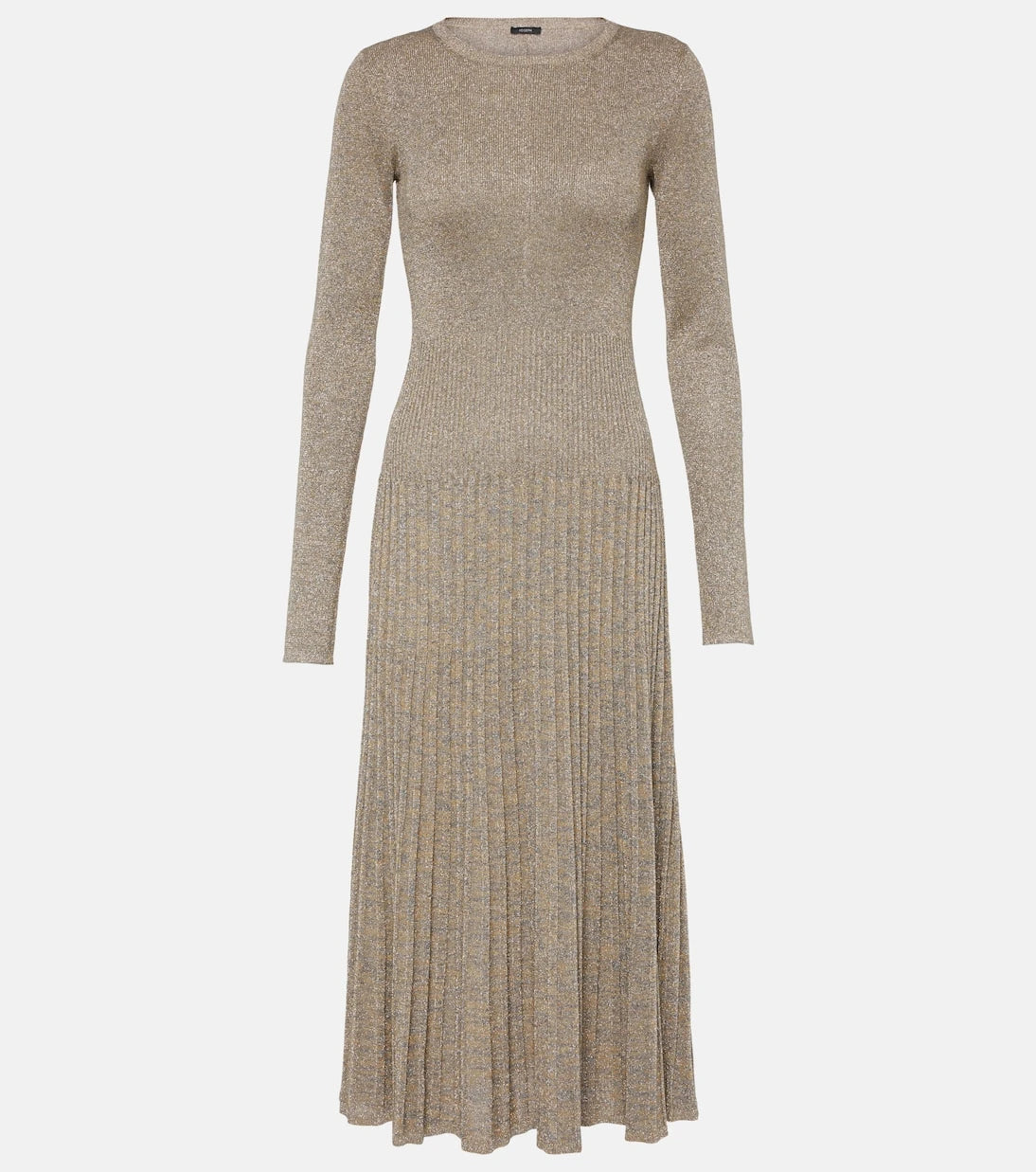 Joseph - Pleated Lurex® midi dress