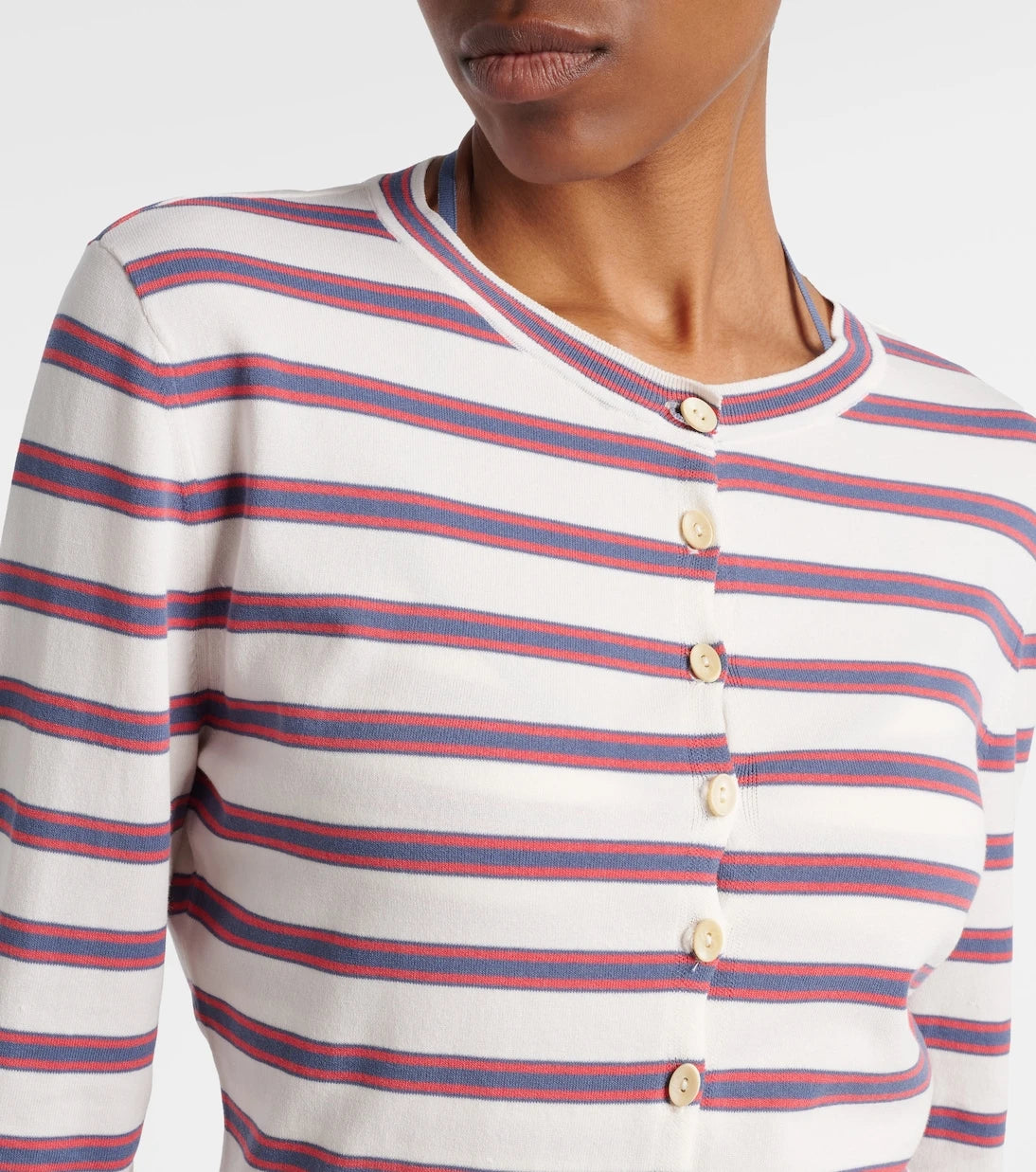 Faithfull - Cinta striped cotton-blend cardigan