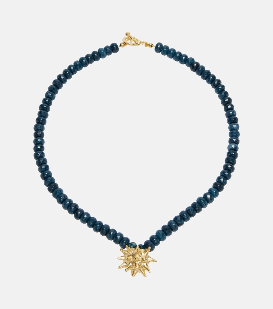 Ysso - Sea Urchin necklace with jade