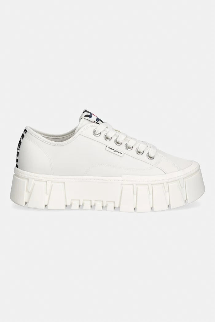 Tommy Jeans TJ PLATFORM SNEAKER ZEBRA kadın spor ayakkabı