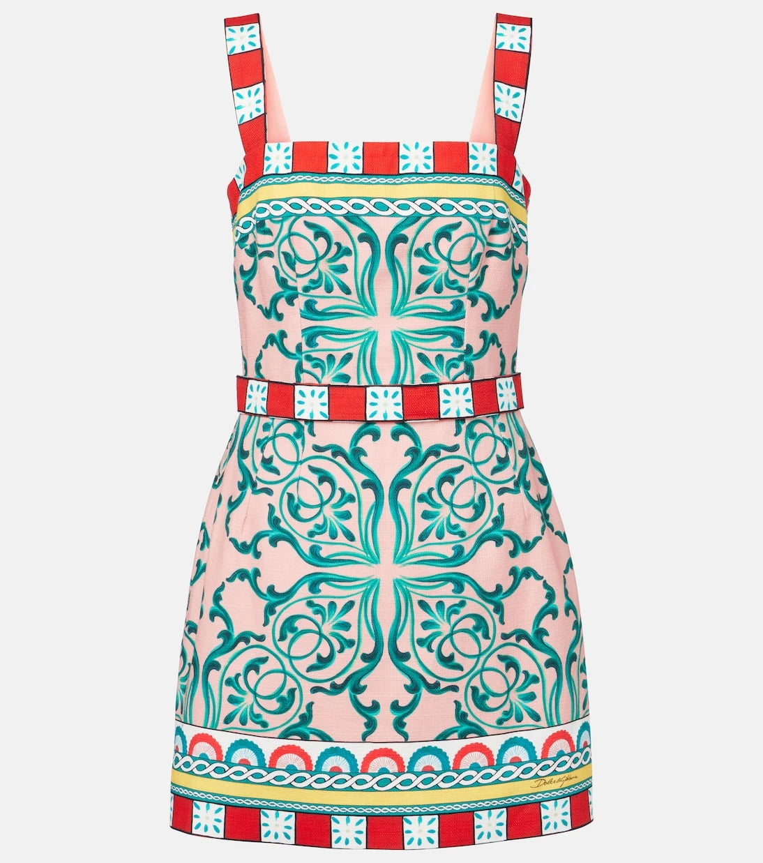 Dolce&Gabbana - Taormina printed cotton-blend minidress