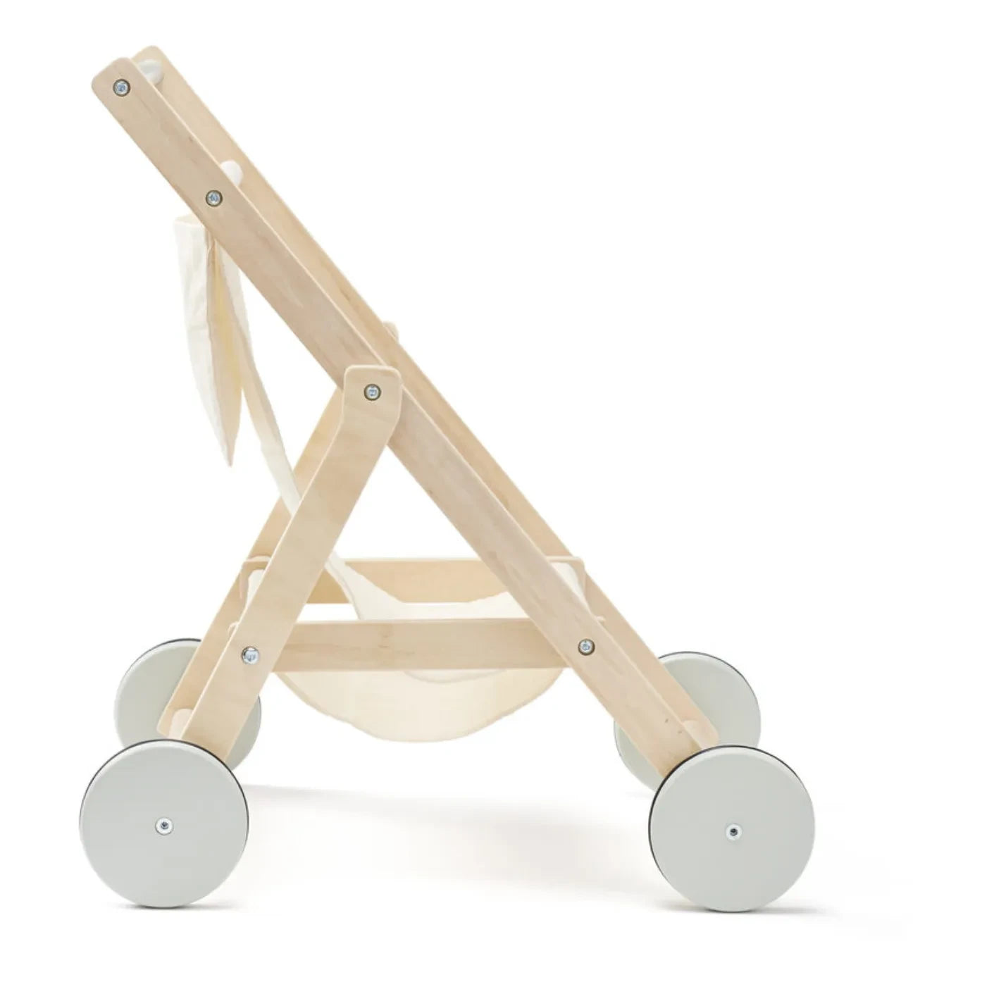 Kid's Concept - Wooden play stroller | Off white