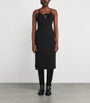Nadine Mos Black Cotton Mazal Mini Slip Dress
