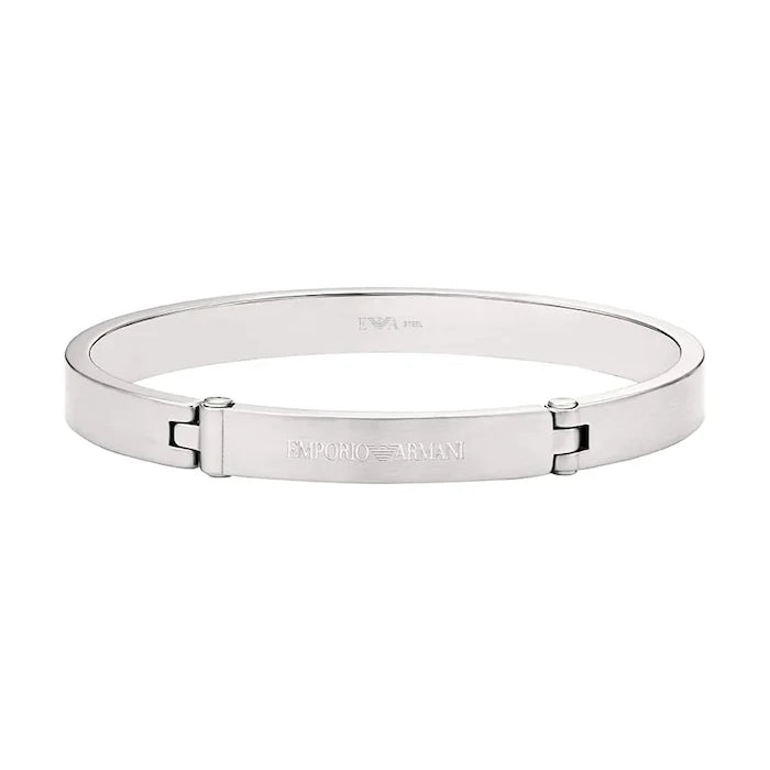 Emporio Armani erkek paslanmaz çelik bileklik Eagle Logo