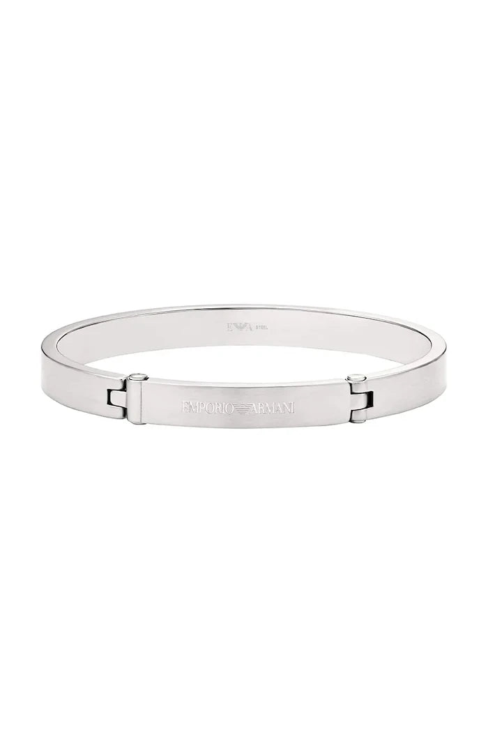 Emporio Armani erkek paslanmaz çelik bileklik Eagle Logo