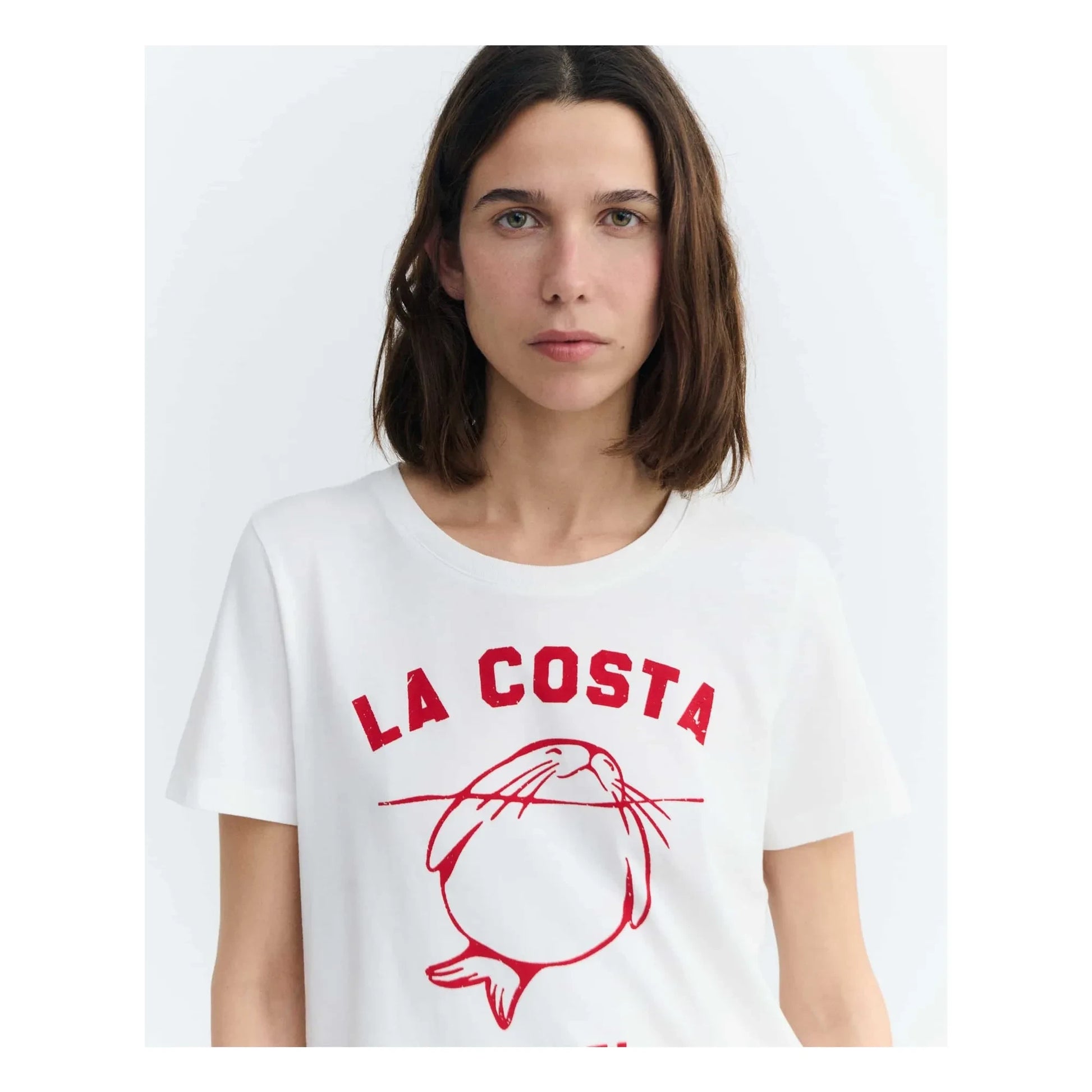 Thinking Mu - Ida organic cotton T-shirt | White