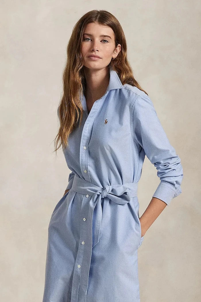 Памучна рокля Polo Ralph Lauren