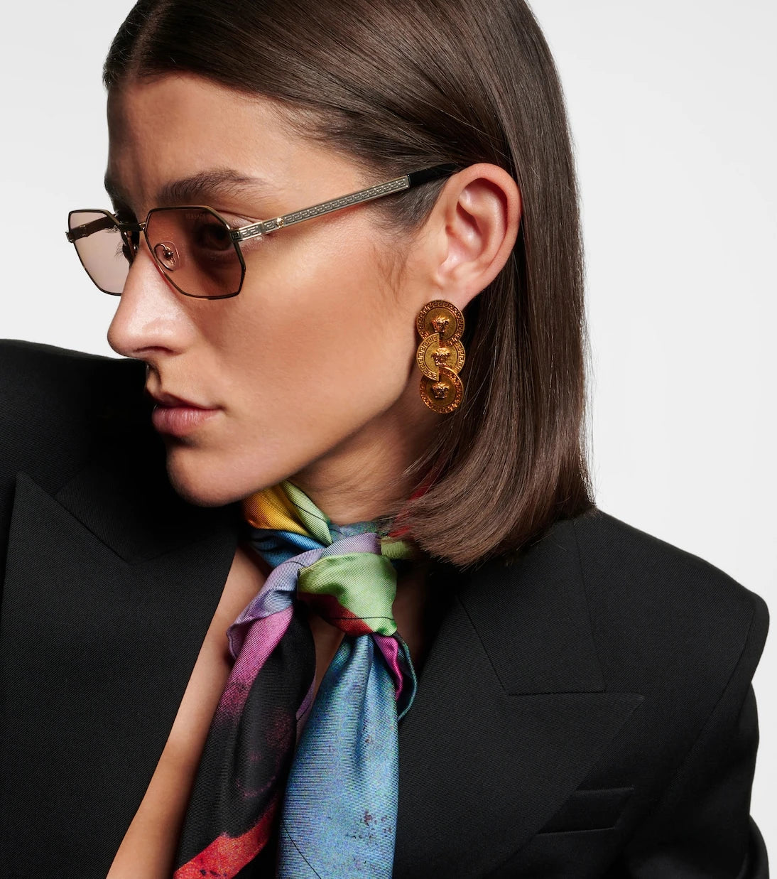 Versace - Rectangular sunglasses