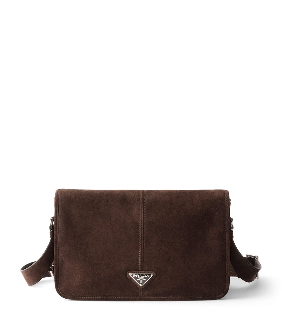 Prada Suede Shoulder Bag
