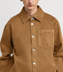 Brown Cotton Ami de Coeur Overshirt