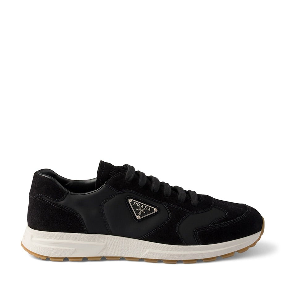 Prada Re-Nylon and Suede Prax 2.0 Sneakers