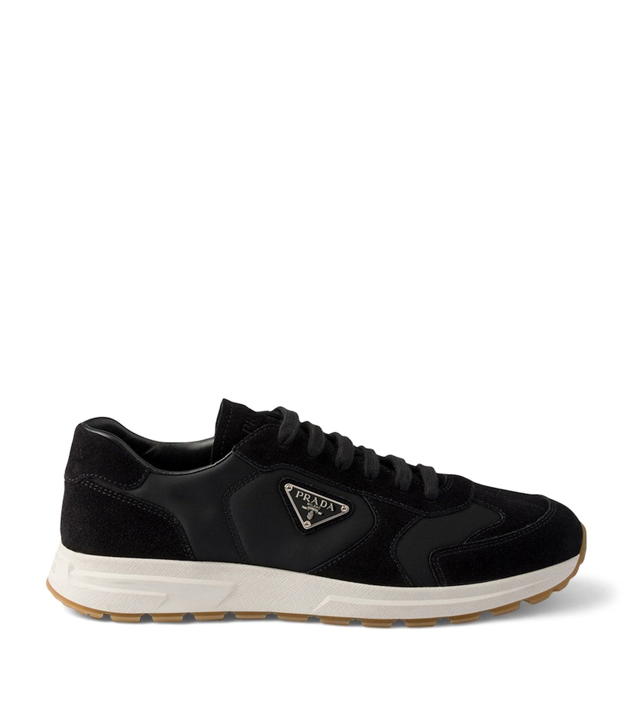 Prada Re-Nylon and Suede Prax 2.0 Sneakers