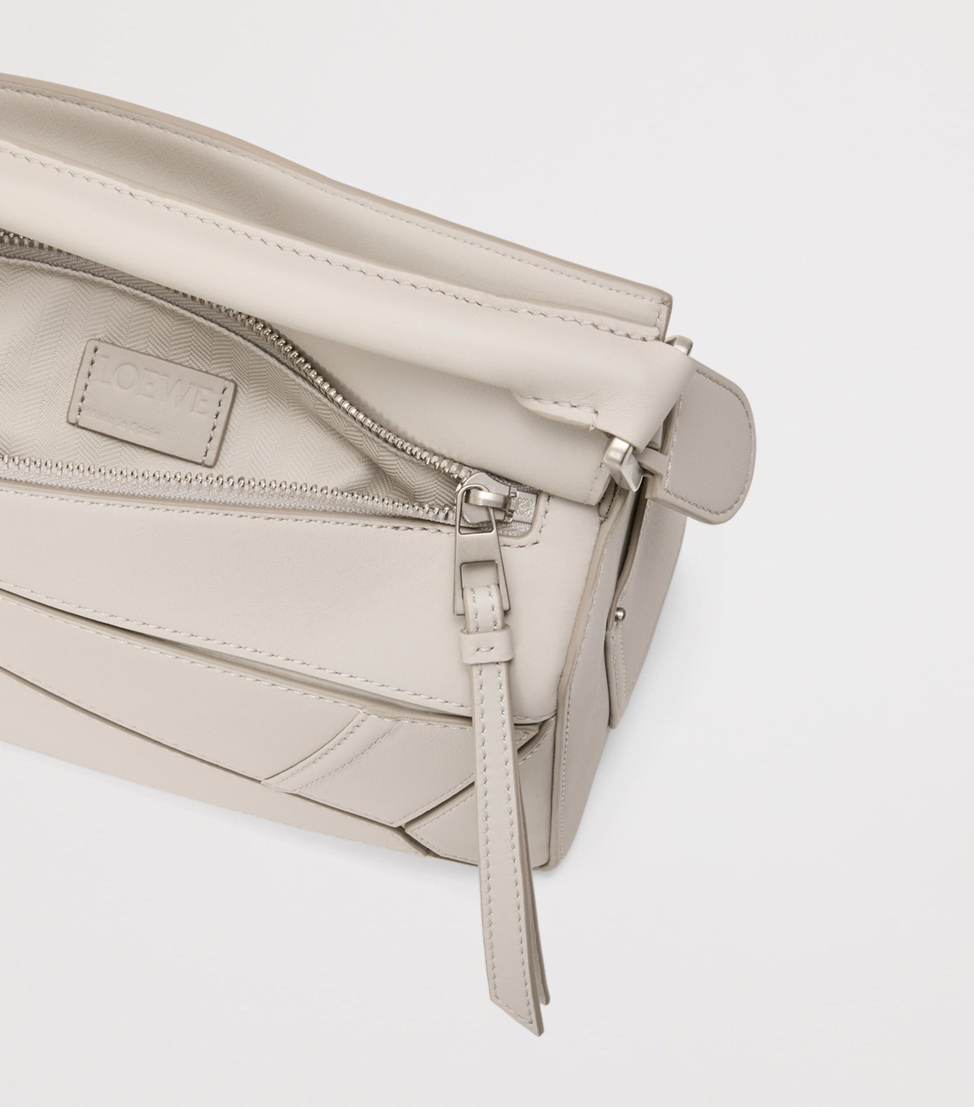 LOEWE Small Leather Puzzle Panta Top-Handle Bag