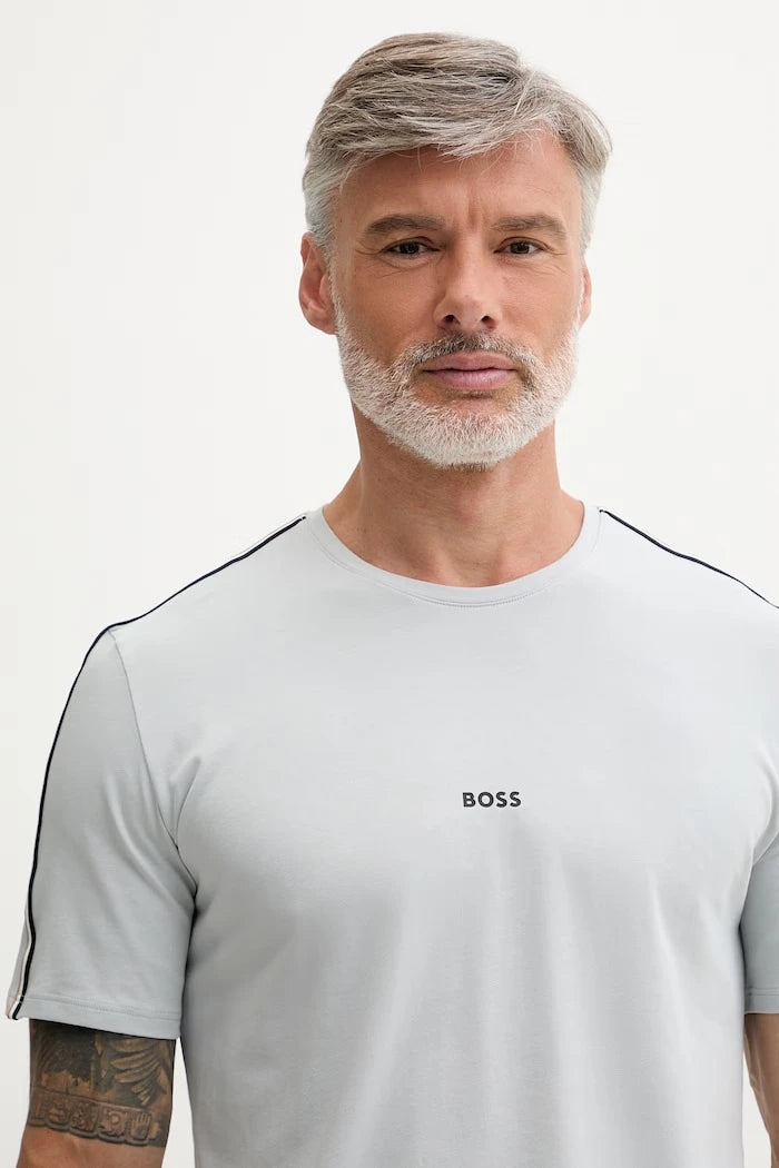 BOSS Erkek Ev Tişörtü Pamuk Elastanlı Unique T-Shirt