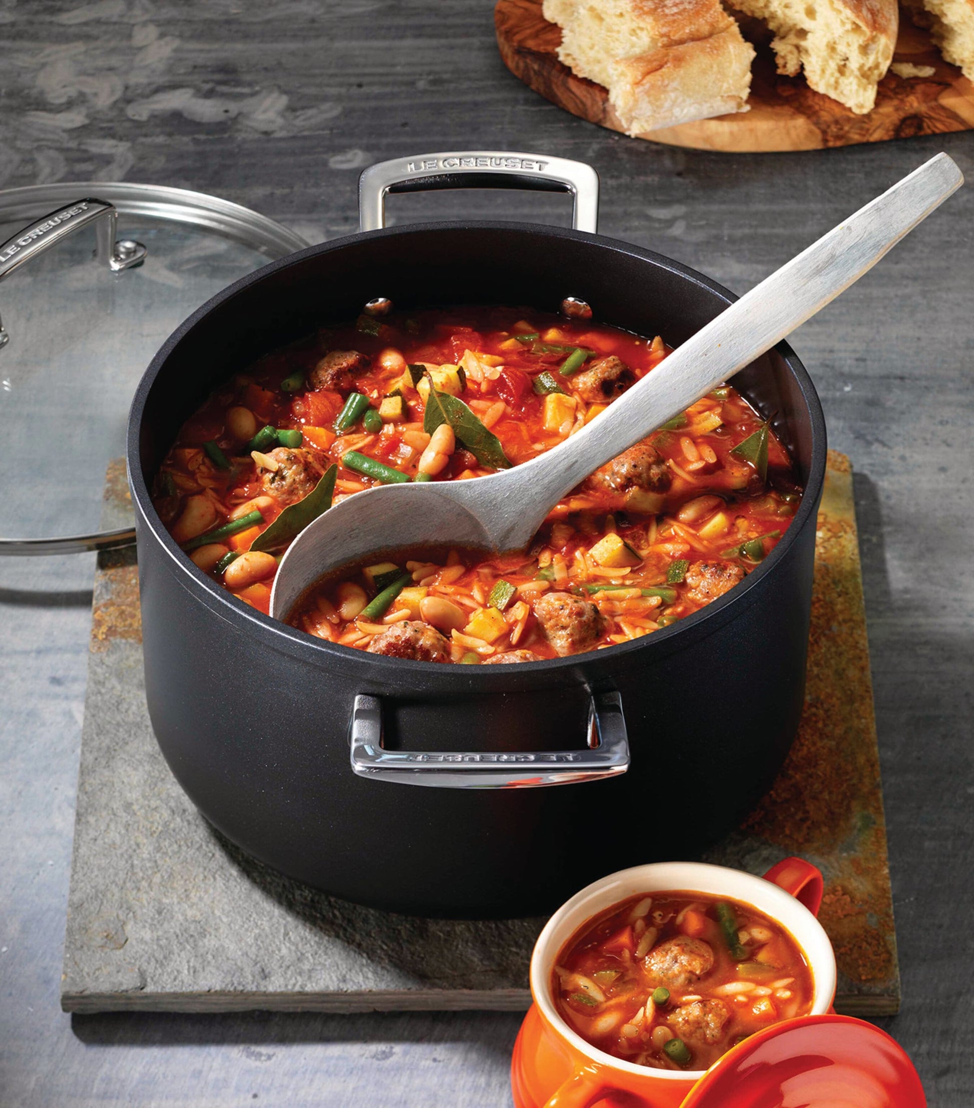 Le Creuset Toughened Non-Stick Deep Casserole Dish (21cm)