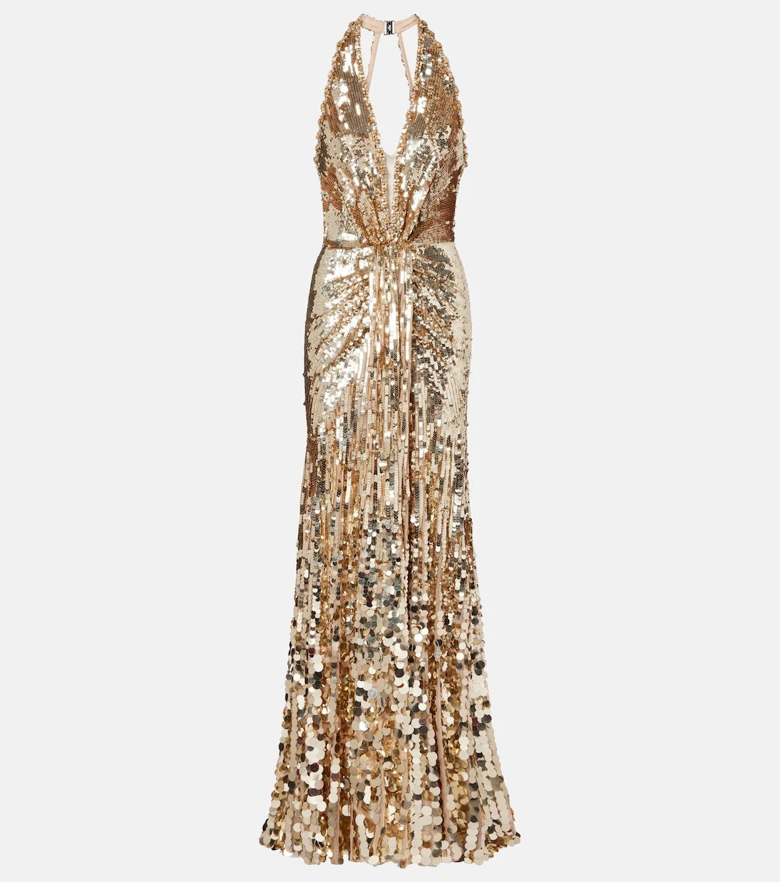 Jenny Packham - Mars gathered sequined gown