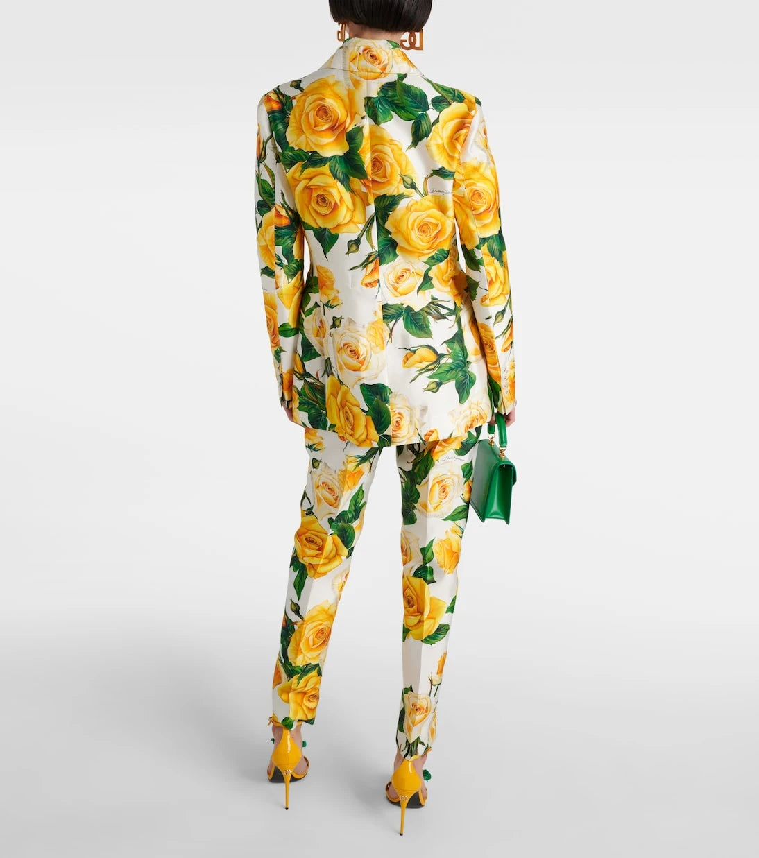 Dolce&Gabbana - Turlington floral silk-blend jacket